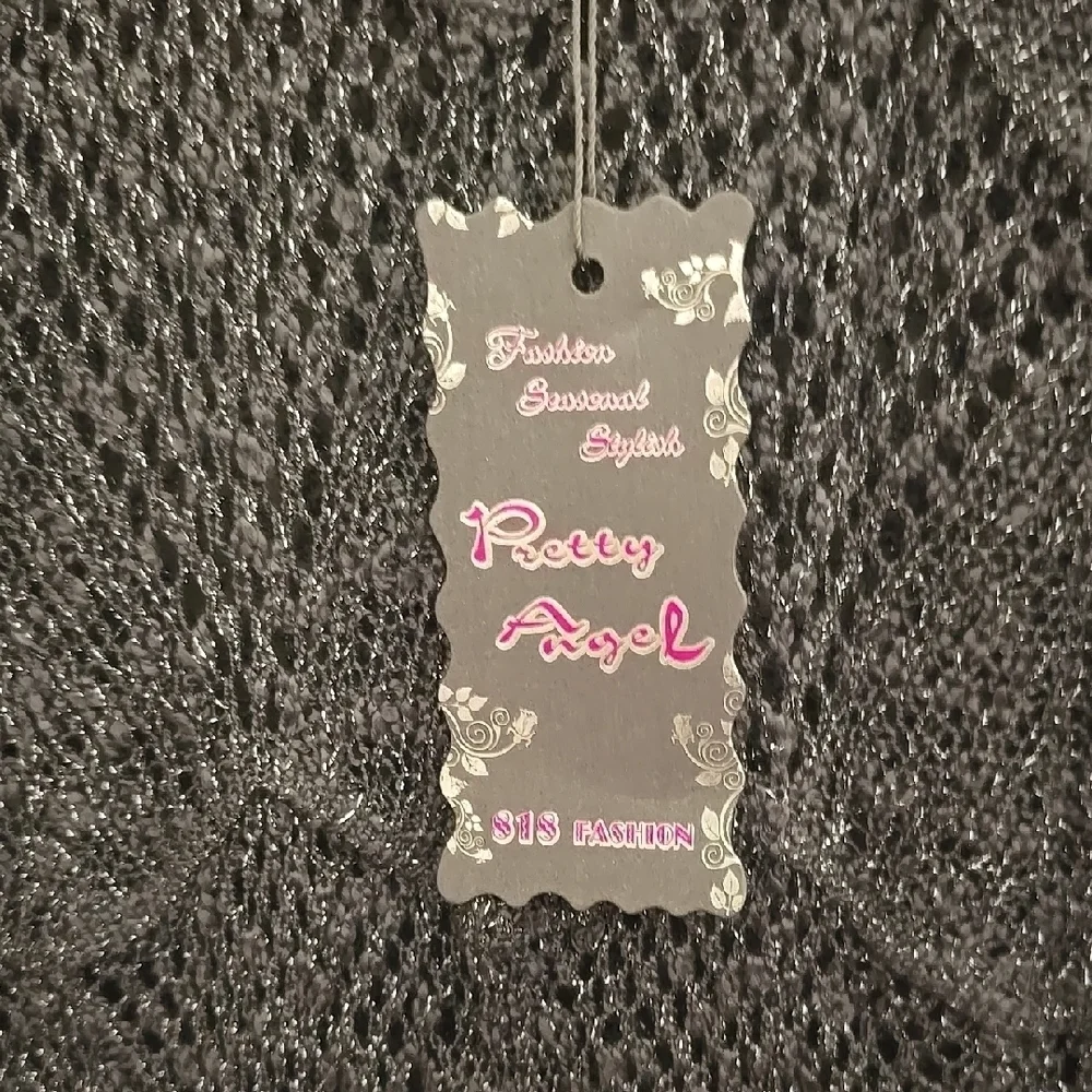 NWT Pretty Angel Gray Dolman Sleeve Crew Neck Sweater Dress - Picture 2 of 4